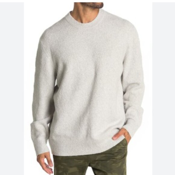 All Saints Other - ALLSAINTS Eamont Crewneck Sweater Beige Men's Size L Oversized Crew Neck NWT